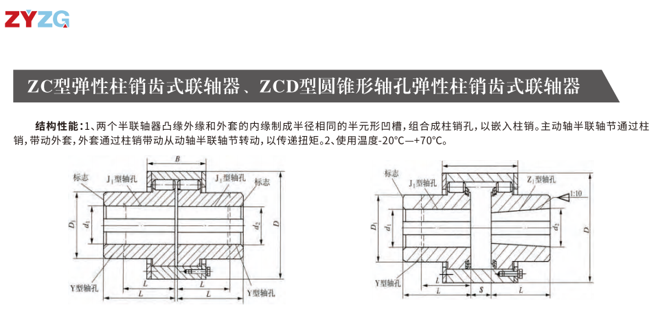ZC型彈性柱銷齒式午夜福利视频一区